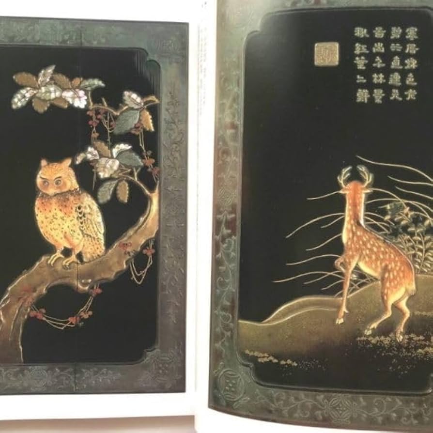 本鼈甲　螺鈿蒔絵　川光作　ブローチ& トップ　 vintage 螺鈿工芸　伝統 本鼈甲 螺鈿蒔絵 川光作 ブローチ& トップ vintage 螺鈿工芸 伝統